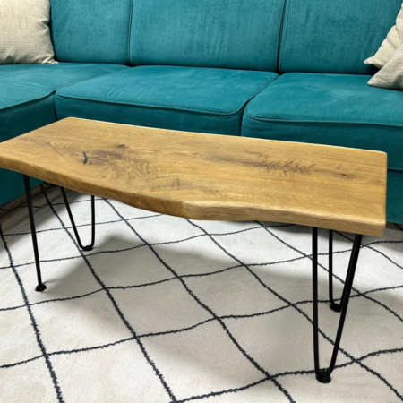 שולחן מעץ אלון לסלון