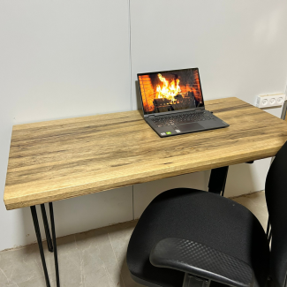 שולחן משרדי עץ מלא